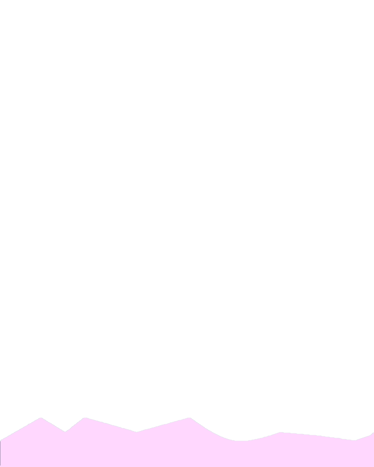 A painted ethereal white swan over a soft blue and green background, cut from the bottom and top by pink strata lines